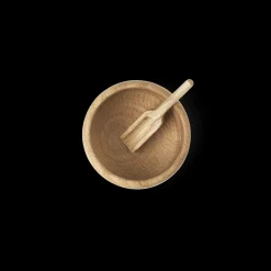 Kay Bojesen Saltkar med skje Ø7 cm eik