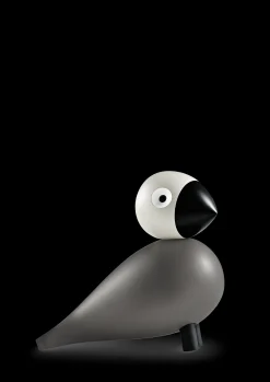 Kay Bojesen Sangfugl Ernst grå/lys grå