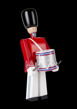 Kay Bojesen Tivoli Trommeslager liten rød/hvit - Kjøp her