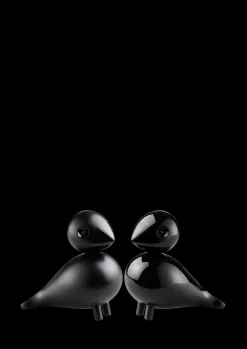 Kay Bojesen Turtelduer sort 1 par