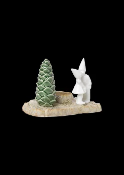 Kähler Christmas Tales Christmas Kiss H11.5 hvit