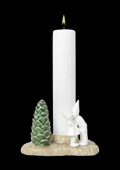 Kähler Christmas Tales Christmas Kiss H11.5 hvit