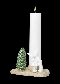 Kähler Christmas Tales Christmas Kiss H11.5 hvit