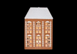 Kähler Gingerbread Lyshus stor brun - Kjøp her