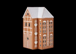 Kähler Gingerbread Lyshus stor brun - Kjøp her