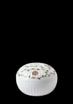 Kähler Hammershøi Christmas Bonbonnier Ø12 cm hvit m. deko