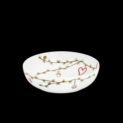 Kähler Hammershøi Christmas Skål Ø30 cm hvit m. deko