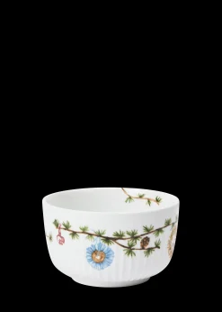 Kähler Hammershøi Christmas Skål 2024 Ø12 cm Hvit m. deko