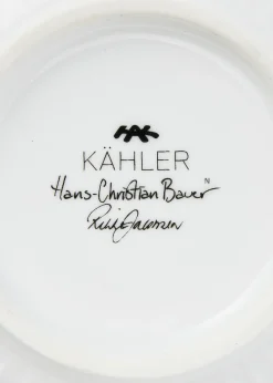 Kähler Hammershøi Christmas Skål 2024 Ø12 cm Hvit m. deko