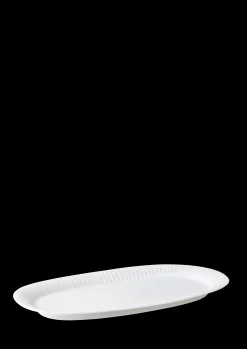 Kähler Hammershøi Oval serveringsfat 40x22.5 hvit - Kjøb her