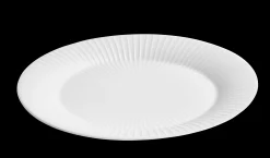 Kähler Hammershøi Oval serveringsfat 28.5x22.5 hvit