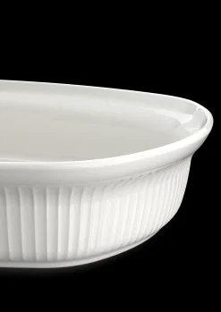 Kähler Hammershøi Ovnsfast fat 32x24 cm hvit