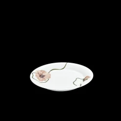 Kähler Hammershøi Poppy Tallerken Ø22 cm hvit m. deko