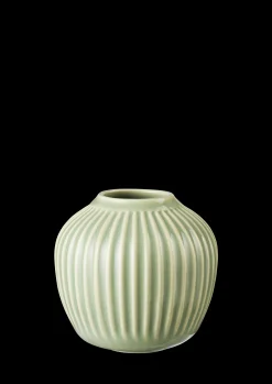 Kähler Hammershøi Vase H13 støvet grønn