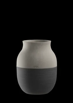 Kähler Omaggio Circulare Vase H20 cm antrasittgrå - Kjøp nå