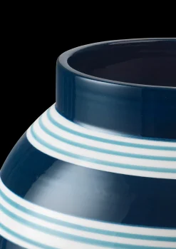 Kähler Omaggio Nuovo Vase H20.5 mørk blå