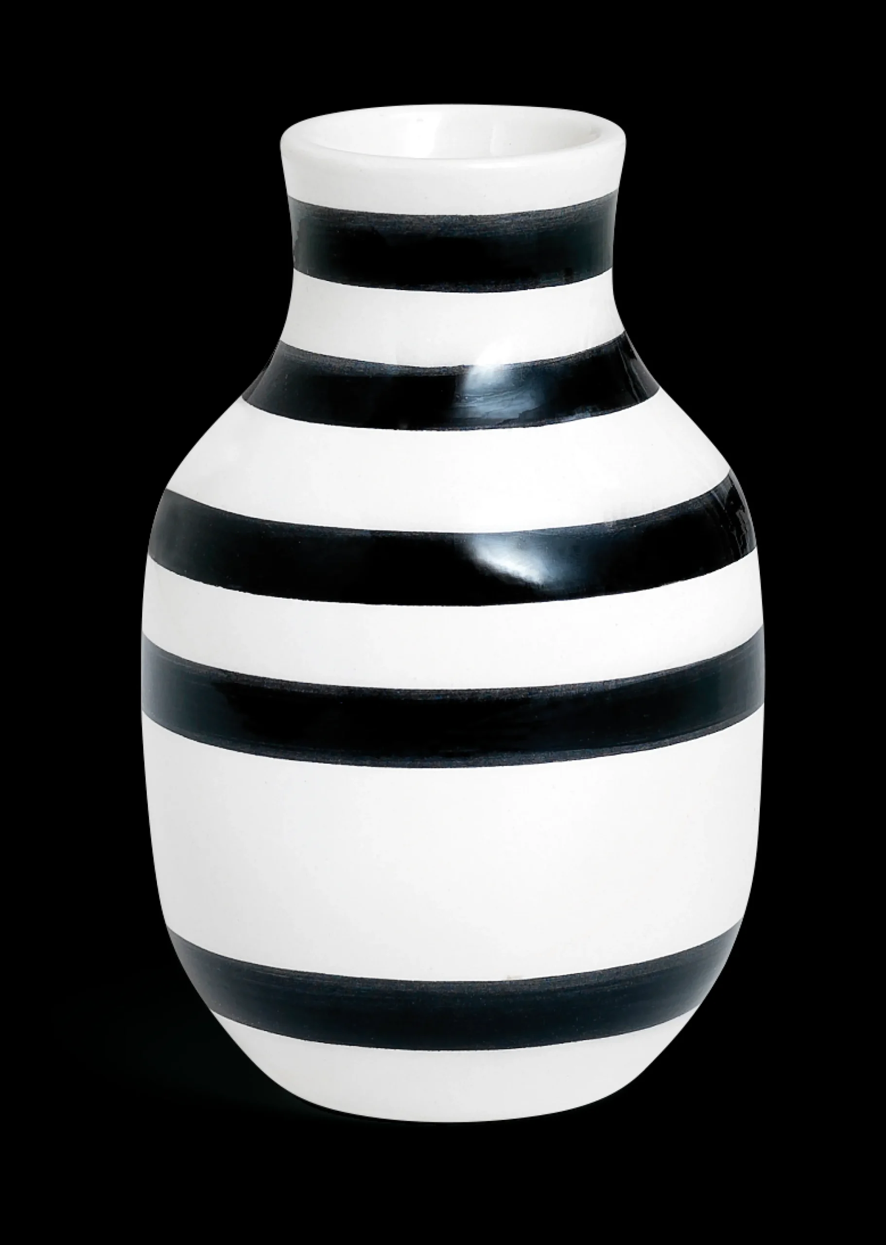 Kähler Omaggio Vase H12.5 sort (11960)