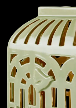 Kähler Orangery Lyshus H16 cm spring leaf - Kjøb her