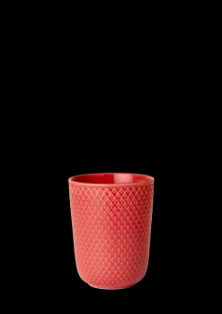 Lyngby Porcelain Rhombe Color Mug 33 CL Coral - Kjøp her