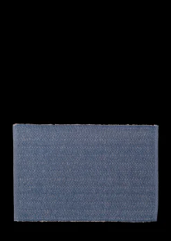 Lyngby Porcelæn Herringbone Dekkebrikker 43x30 cm blå