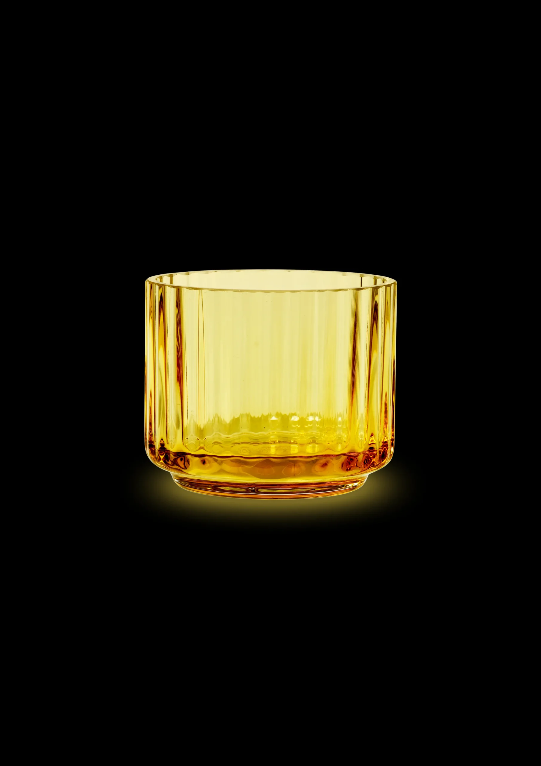 Lyngby Porcelæn Lyngby Telyslykt Ø6.7 cm amber