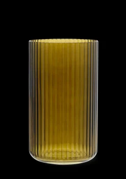 Lyngby Porcelæn Lyngby Vase H25 olivengrønn glass