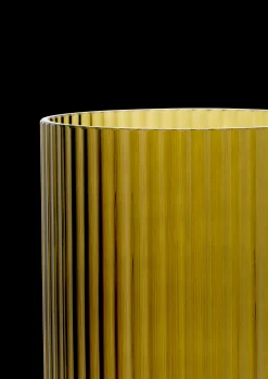 Lyngby Porcelæn Lyngby Vase H31 olivengrønn glass