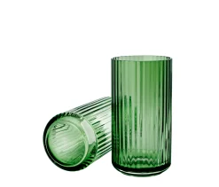 Lyngby Porcelæn Lyngby Vase H20.5 green munnblåst glass
