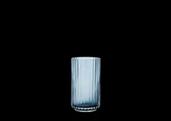 Lyngby Porcelæn Lyngby Vase H12.5 blue munnblåst glass