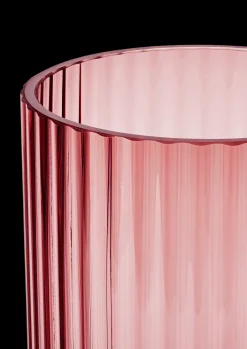 Lyngby Porcelæn Lyngby Vase H20.5 burgundy munnblåst glass