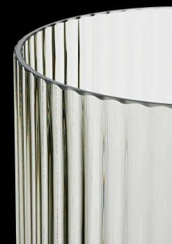 Lyngby Porcelæn Lyngby Vase H31 smoke munnblåst glass