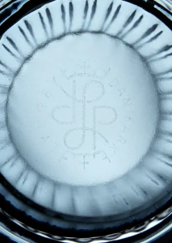 Lyngby Porcelæn Lyngby Vase H12.5 blue munnblåst glass