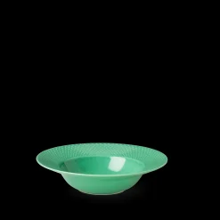 Lyngby Porcelæn Rhombe Color Dyp tallerken Ø24.5 cm grønn