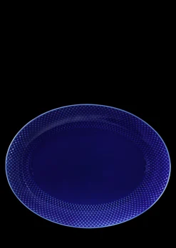 Lyngby Porcelæn Rhombe Color Oval serveringsfat