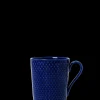 Lyngby Porcelæn Rhombe Color Kopp med hank 33 cl mørk blå
