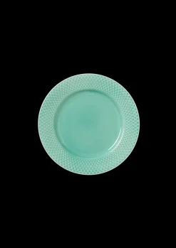 Lyngby Porcelæn Rhombe Color Lunsjtallerken Ø21 cm aqua