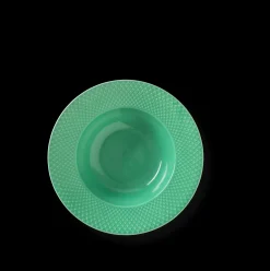 Lyngby Porcelæn Rhombe Color Dyp tallerken Ø24.5 cm grønn