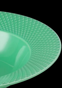 Lyngby Porcelæn Rhombe Color Dyp tallerken Ø24.5 cm grønn