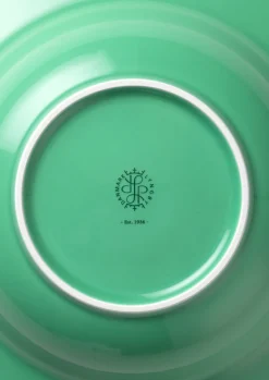 Lyngby Porcelæn Rhombe Color Dyp tallerken Ø24.5 cm grønn