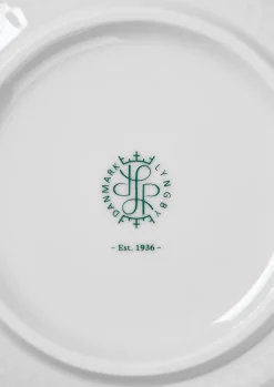 Lyngby Porcelæn Rhombe Skål Ø15.5 cm hvit - Kjøb her