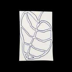 Relief blad, hvit, 27 x 45 cm – Kjøp her