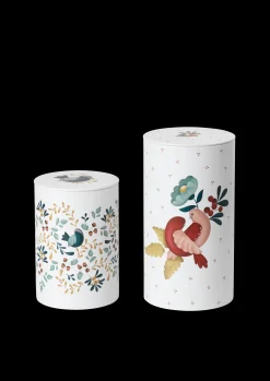 Rosendahl GC Cottage Oppbevaringsboks Ø10/Ø11 hvit m. deko